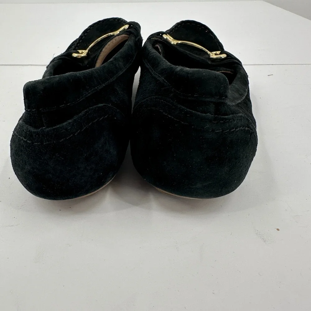White Mountain Womens Velvet Loafers Sz 10M Old Money Equestrian Luxe Minimalist